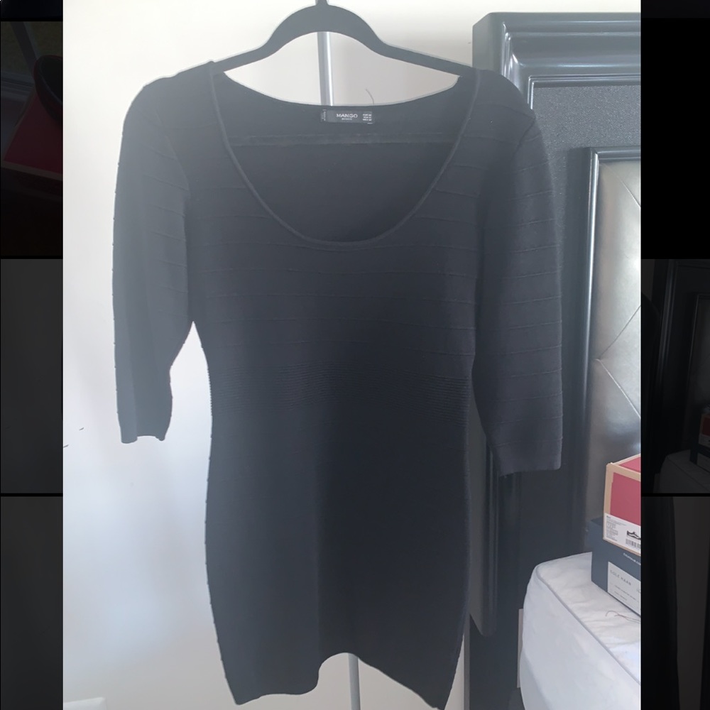 Black, Bodycon Dress, petite
